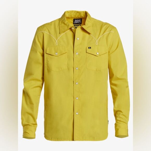 Blank canvas x quiksilver men’s Andy Y Andy button down cowboy shirt • XXL - Picture 1 of 6